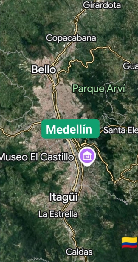 Mapa de ubicación TSZ en Medellín